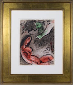 "Eve Incurs God's Displeasure (M. 236), " Original Lithograph by Marc Chagall