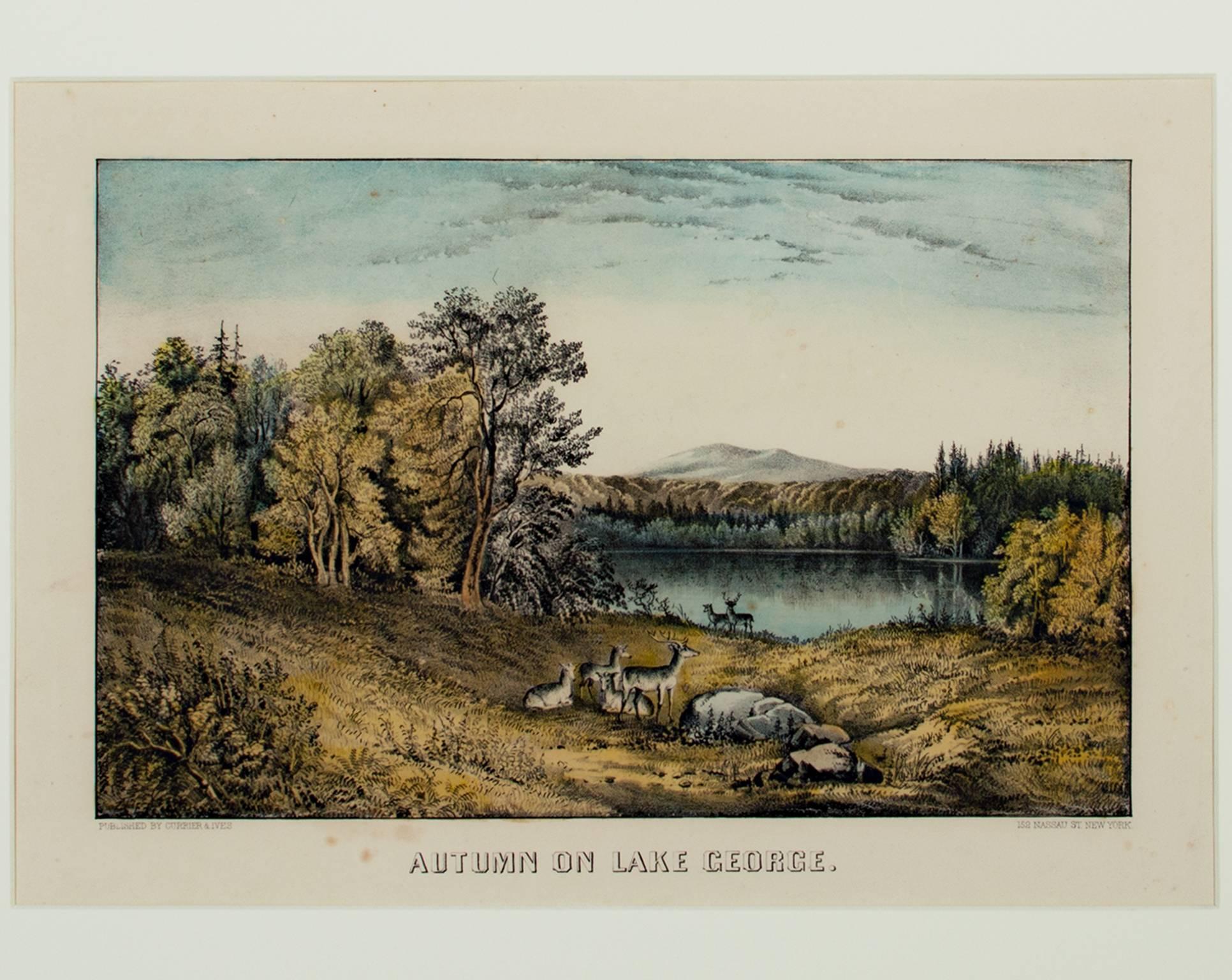lake george autumn