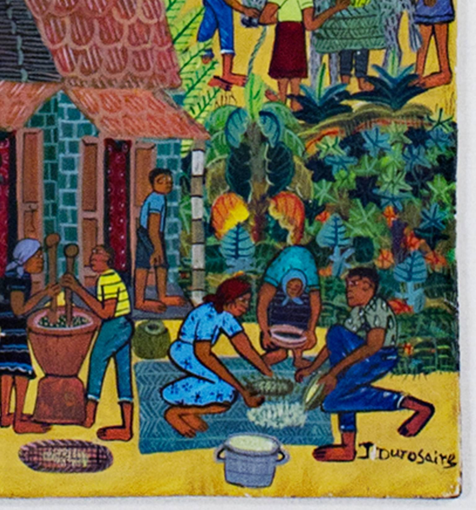 paintings of village life