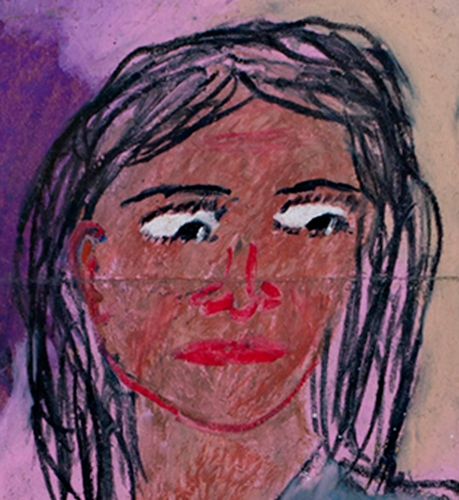 « Planter », un pastel à l'huile signé par Reginald K. Gee en vente 3