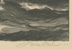 "Seagulls & Fishermen" Original Lithograph signed by Gordon Grant