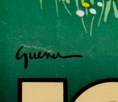 "Font-Romeu, " Original Color Lithograph Poster by Vincent Guerra