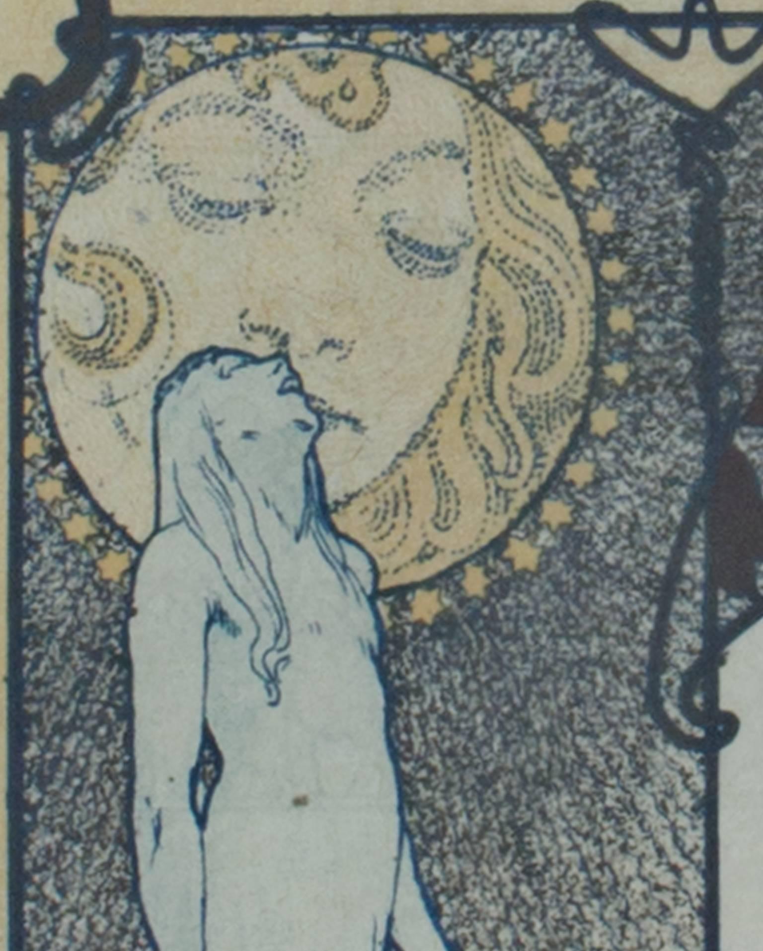 In 1897, Alphonse Mucha created illustrations for 