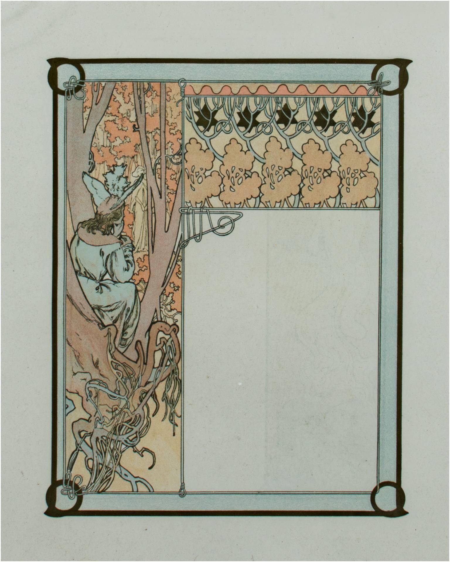 From: Ilsee, Princesse de Tripoli - Print by Alphonse Mucha