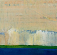 „Waiting to Catch Up“, Ölgemälde, signiert von Deidre Schanen