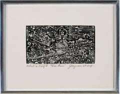 "Wee Fun, " a Relief Etching Artist Proof II signed by Joseph Rozman