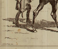 "Untitled (Lord Rothschild), " a Lithograph by Edward Linley Sambourne