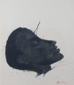 "Beside the Dying," an Original Lithograph signed by Ben Shahn 