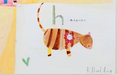 "Nine Live Kittens KMH 015, " Acrylic & Mixed Media signed by Katherine Hartley