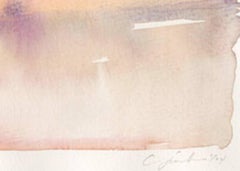 Reflections Watercolor Painting on Holbein Paper, Signed, 2000s