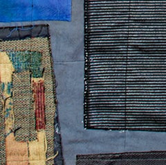 "Minutiae II, " a Fiber Collage Mixed Media signed by Jeanne Smith