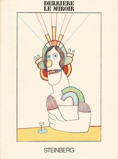 "Derriere Le Miroir, " Three Original Color Lithographs by Saul Steinberg