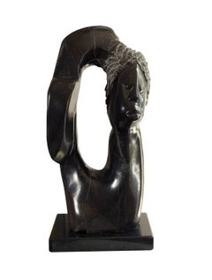 "Mermaid," Carved Springstone by Farai Darare