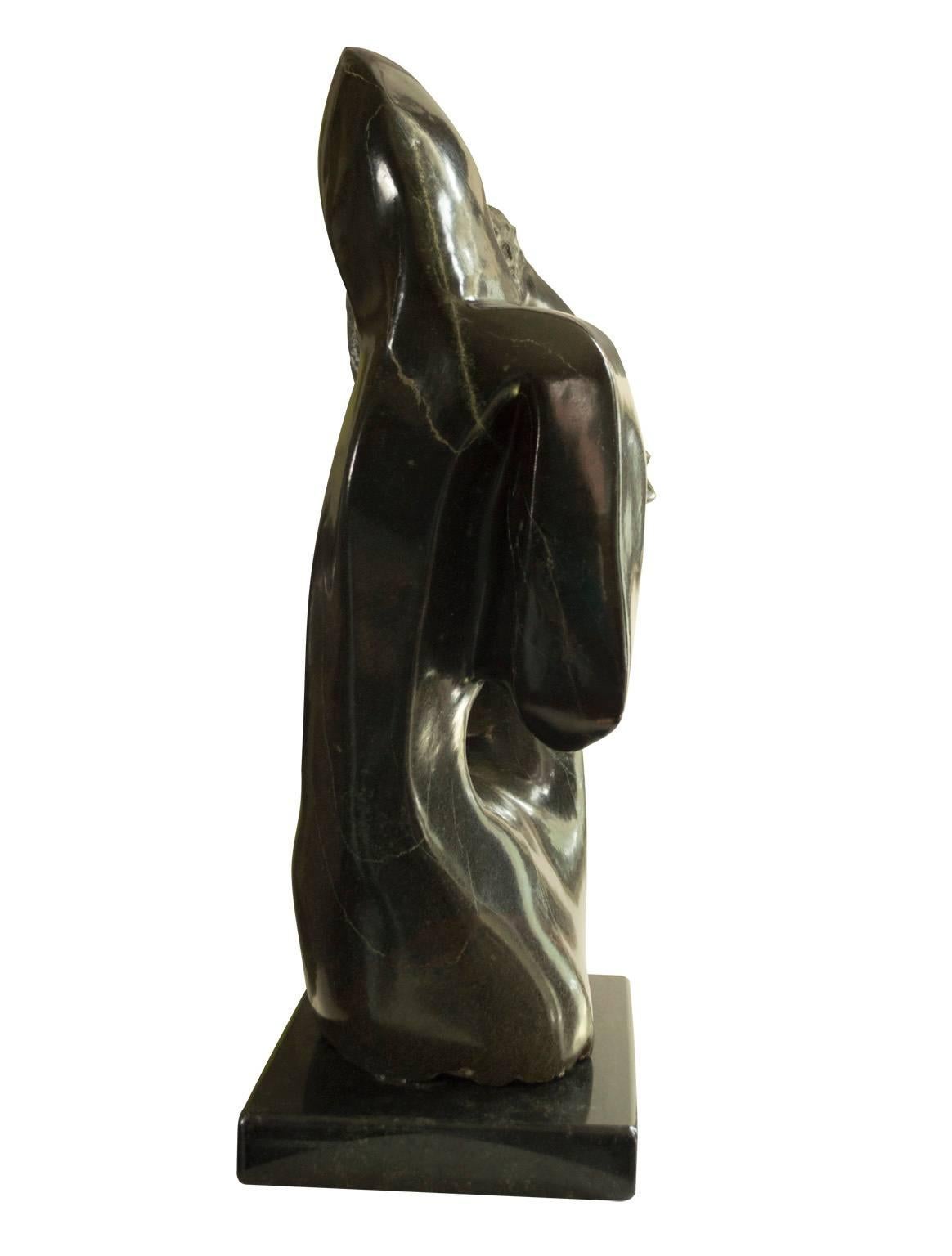 « Mermaid », pierre à ressort sculptée de Farai Darare en vente 6