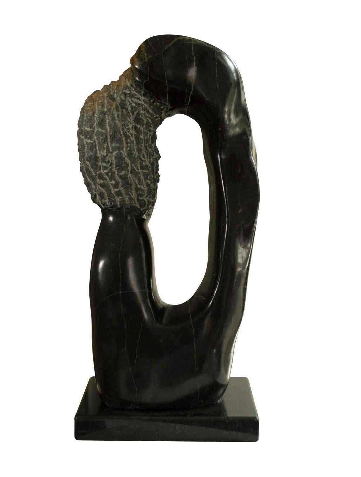 « Mermaid », pierre à ressort sculptée de Farai Darare en vente 4