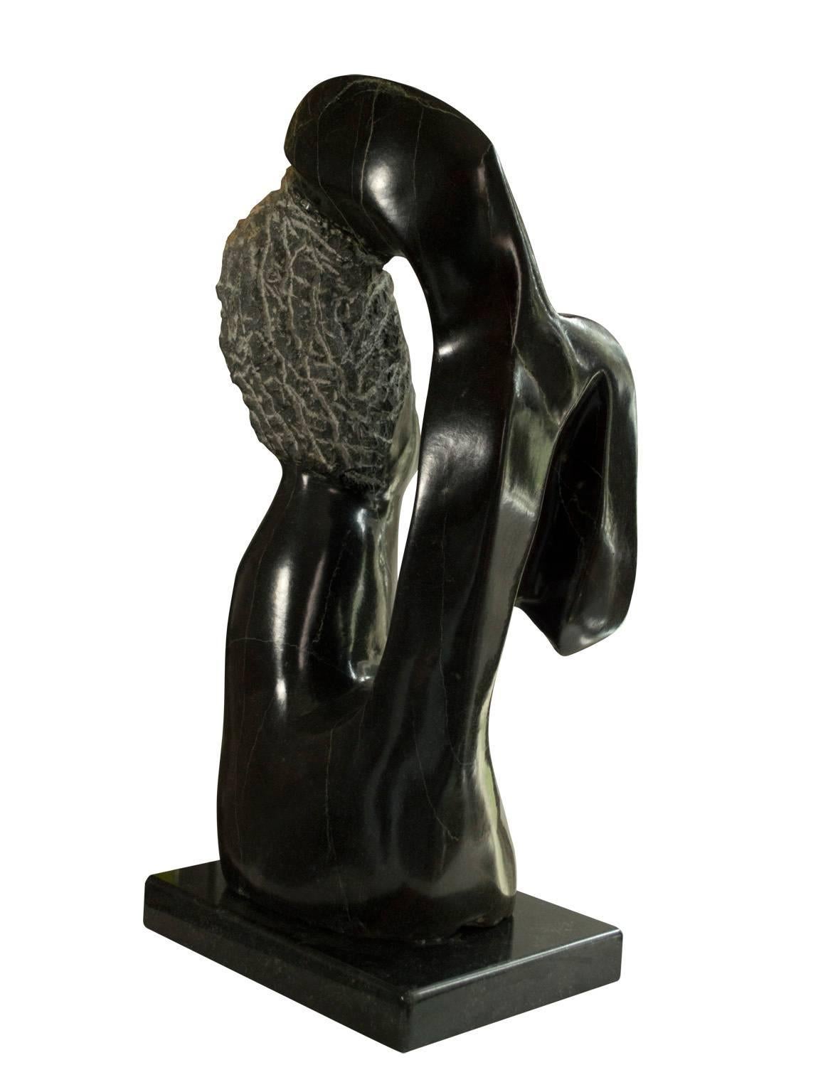 « Mermaid », pierre à ressort sculptée de Farai Darare en vente 5