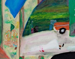 Pastel à l'huile « Preferred But Not Required » signé par Reginald K. Gee