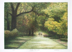 "Bridle Path, " an Original Color Lithograph signed by Harold Altman 