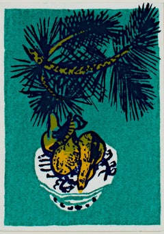 "Festive Fruit, " Original Color Silkscreen signed by Ruth Grotenrath