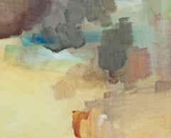 "Eastern Land & Sky, " Oil on Canvas signed by Ananda Kesler