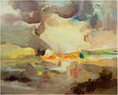 "Eastern Land & Sky, " Oil on Canvas signed by Ananda Kesler