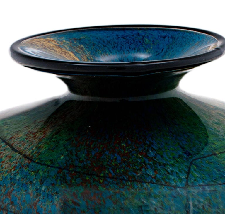 Ioan Nemtoi Forest Green Vase (Vessel) at 1stDibs