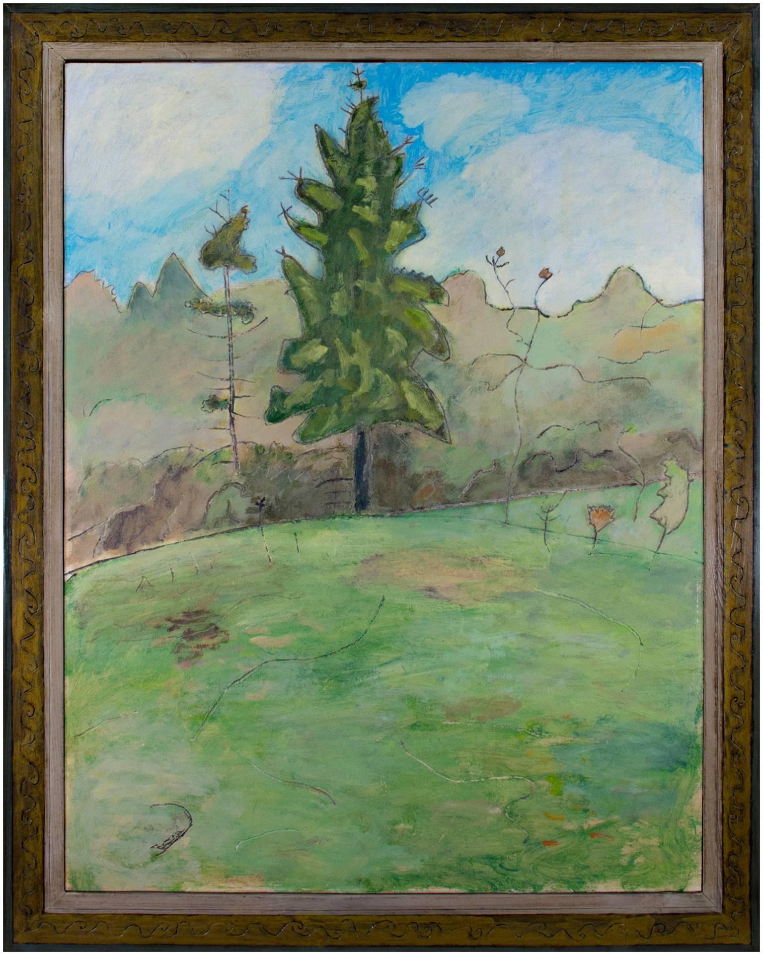 "Touch of Spring, " Oil on Wood signed by Robert Richter