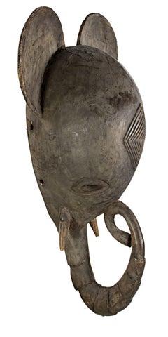 Vintage Guro Ceremonial Mask (Elephant), Ivory Coast