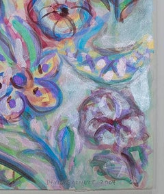 « Entrance to the Iridescent Garden- First Day of Spring, » signé