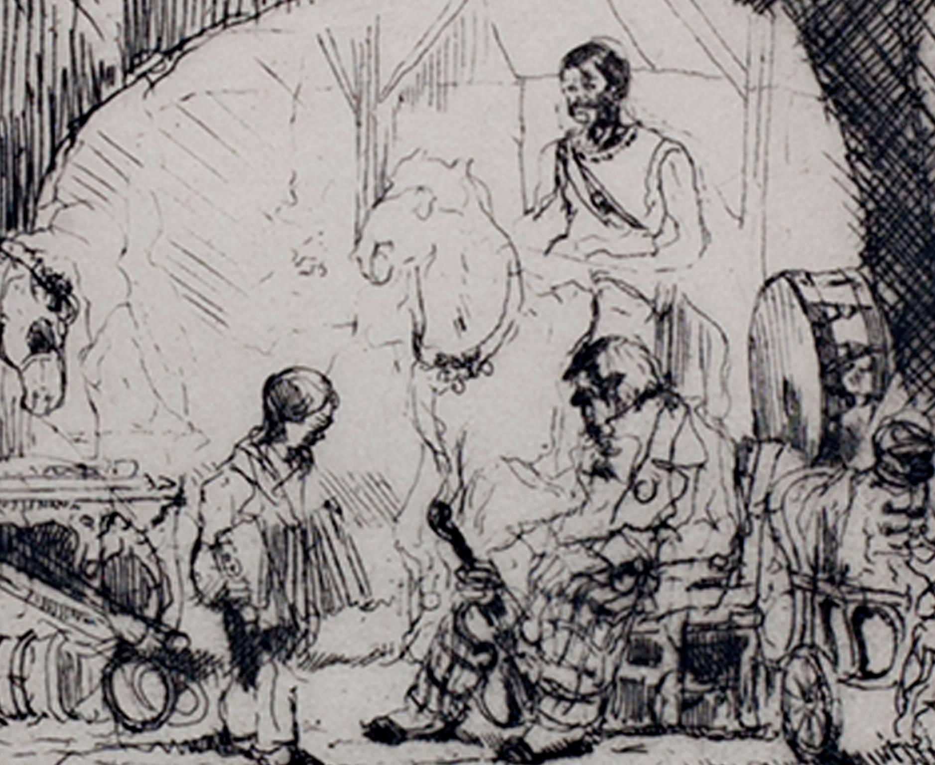 « Le Petit Cirque Prinder », eau-forte originale signée par Auguste Brouet en vente 3