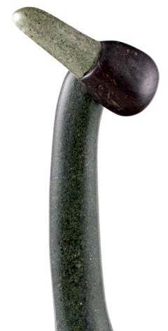 "Bird, " Lepidolite & Green Opal signed by Aaron Perkins Chikumbirike