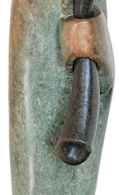 "Spirit Medium, " Opal, Jade, & Opaline signed by Aaron Chikumbirik