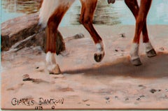 Native American Nature Village Community Western 1970's Animals Seasons Signed