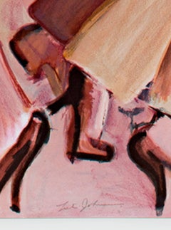 "Senza titolo - LJ #53", litografia firmata da Lester Johnson