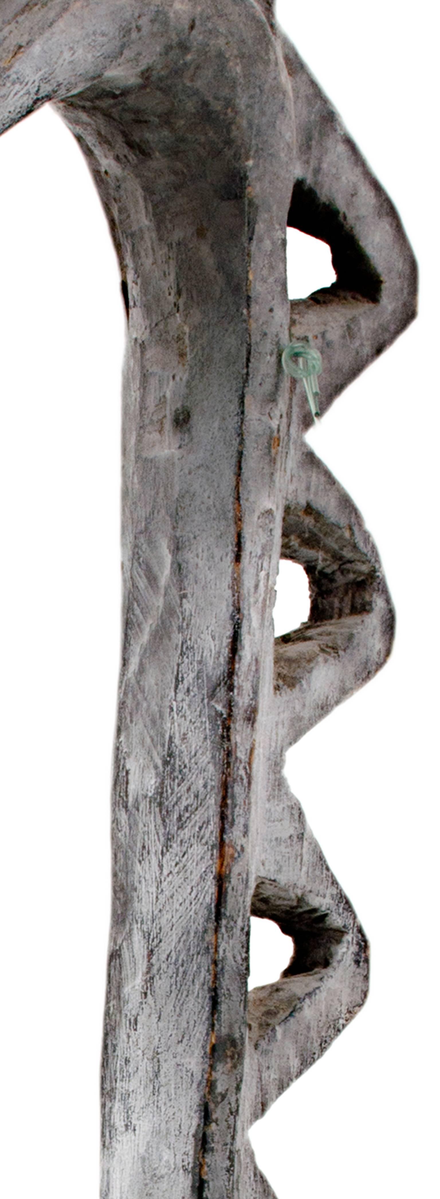„Bambara Fertility Stick“, Holz, hergestellt in Mali um 1940 im Angebot 1