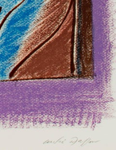 "Le Philosophe au Papillon dal Portfolio Je Reve (I Dream)", firmato da Masson