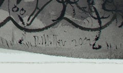« Kind of Like a Cow », encre sur papier signée par Dan Muller