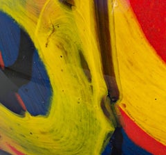 "Uovo rosso", vetro soffiato a mano firmato da Ioan Nemtoi