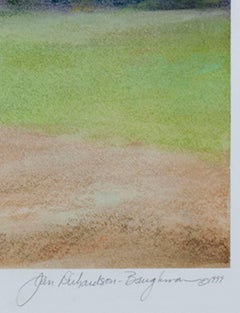 "Crossroads A-54, " Pastel signed by Jan Richardson-Baughman