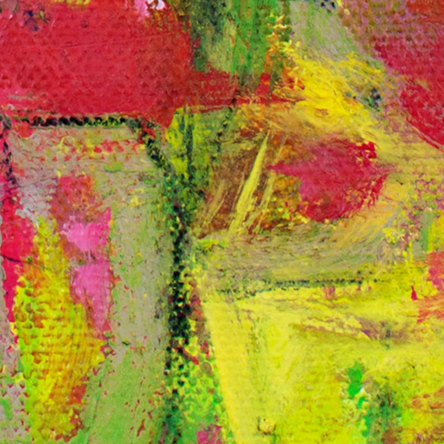 « James Session III », huile sur toile abstraite signée au verso par Alayna Rose en vente 3