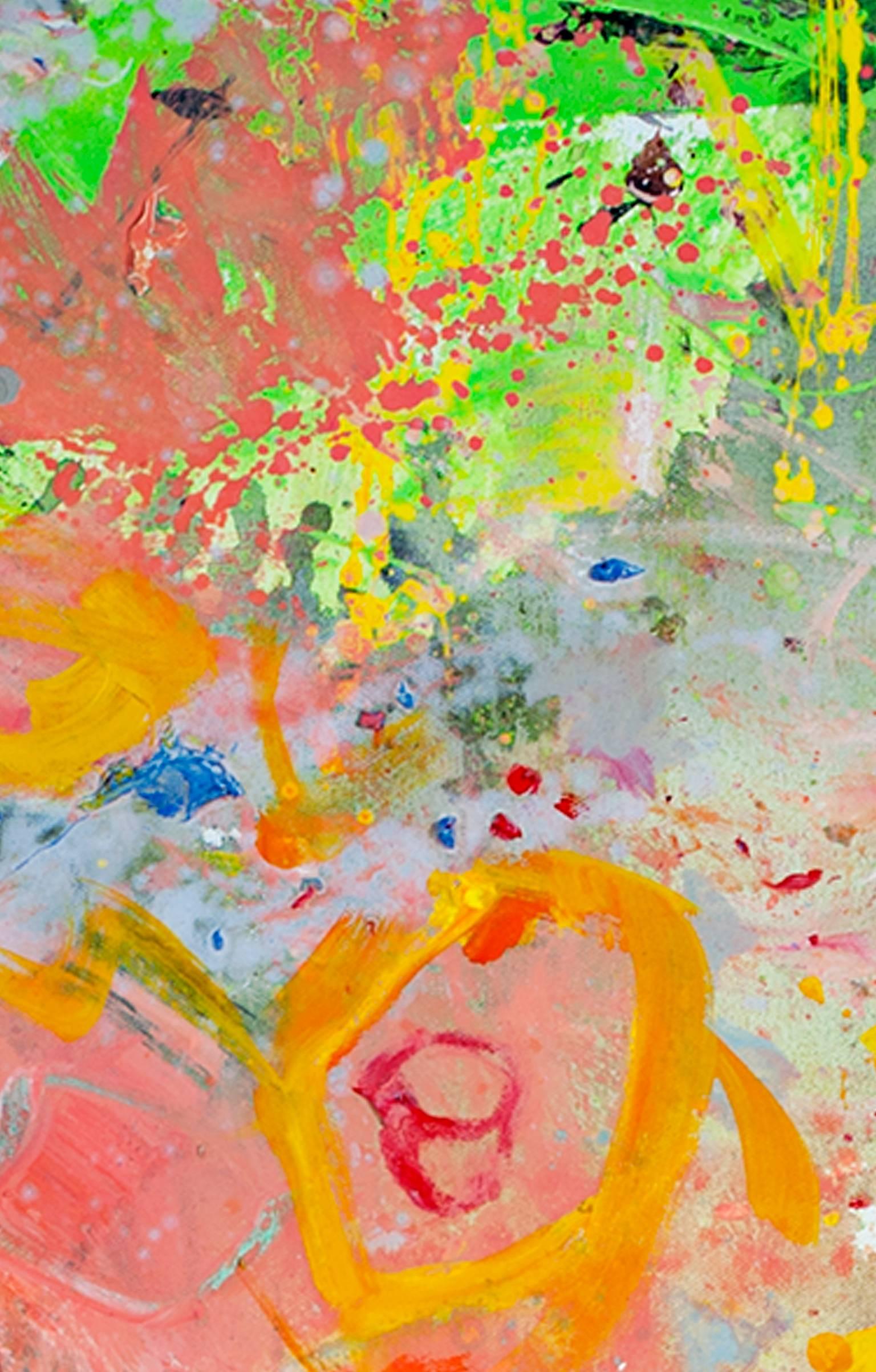 « To Look Again I, Kaleidoscopic Huile sur toile signée par Alayna Rose en vente 4