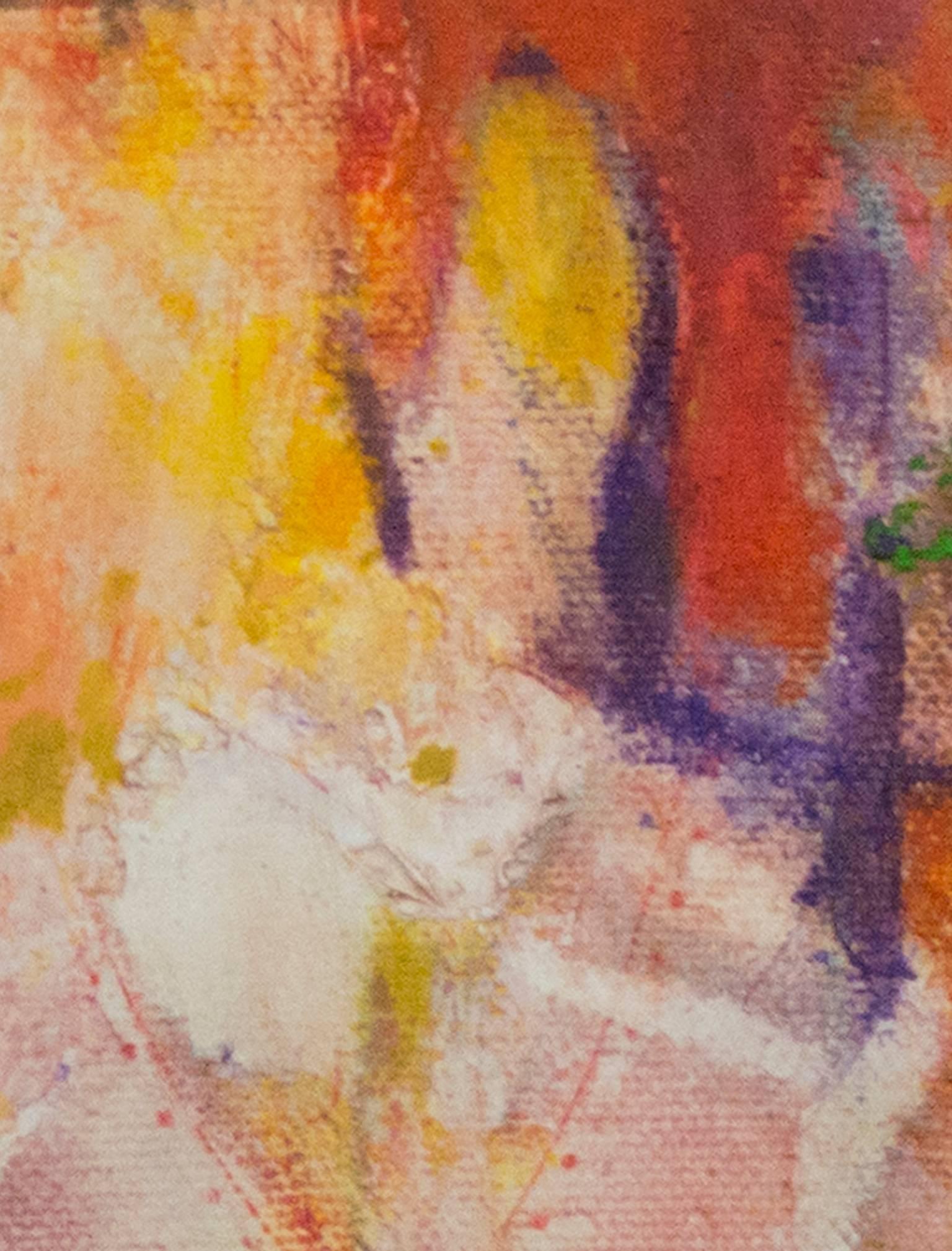 « Pace II, », huile sur toile abstraite signée par Alayna Rose  en vente 5