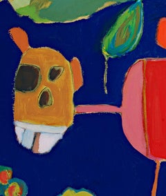 "Il mio gatto di nome cane" OlioEspressionistico Animali e Paesaggio di Joseph Rozman