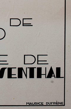 "Rayon des Soieries, Opera Bouffe en un Acte, " Original Lithograph by M. Dufrêne