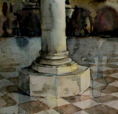 Empty Abbey in Venice, Italy