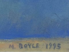 "Lake Michigan Morning, South Shore Park, " Oil painting canvas landscape