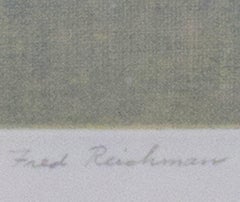 "La rosa", calcografia firmata da Fred Reichman