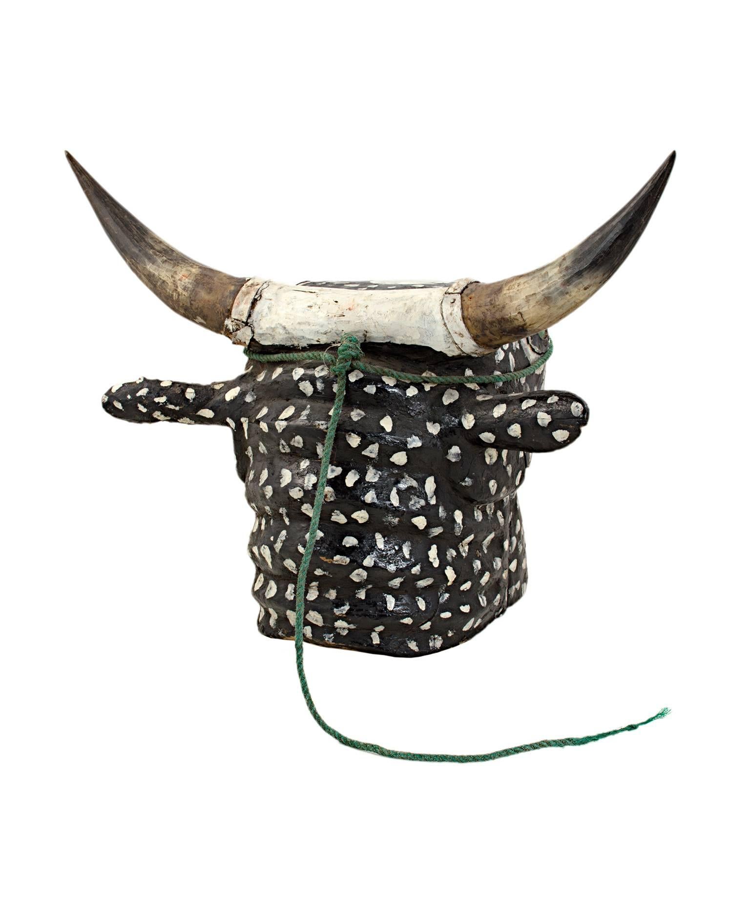 bedazzled cow skull