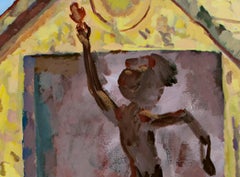 « Quercus Day at Mr. Ichthyik's House », acrylique sur toile de Randal Berndt