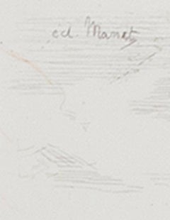 "The Urchin (Le Gamin) -Second and Final State, " Etching signed by Edouard Manet